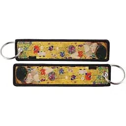 Брелок тканинний Густав Клімт Поцілунок Gustav Klimt Der Kuss 10 см