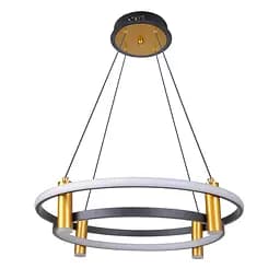 Люстра подвесная Brille светодиодная 40W WW BK+GD (BR-01 692S/4)