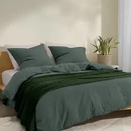 Плед-покривало Cosas Greek Waffle Basil вафельне 110х140 см (Blanket_54Basil_GreekWaffle_110x140) - мініатюра 3