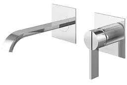 Смеситель для умывальника Kohlman Dexame хром + BOX скрытого монтажа QW183D Хром