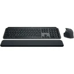 Комплект клавіатура + миша Logitech MX Keys S Plus Palmrest Wireless UA Graphite [920-011614] [94354] - мініатюра 2