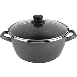 Кастрюля Vitrinor K2, с крышкой, графитовая, 26 см, 5 л (2108027)