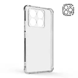 Прозрачный чехол для Xiaomi 14T с защитой камеры и усиленными бортами, тонкий, силиконовый, бесцветный, ударопрочный, противоударный бампер с закрытой камерой, ArmorStandart (ARM79333) - мініатюра 2