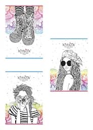 Комплект 3 шт загальних зошитів. Зошит Школярик А4 40 арк. у лінію 541 4823088210682