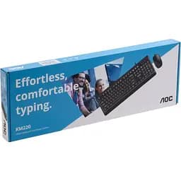Комплект AOC KM220B USB UA Black (KM220B/97) - мініатюра 12