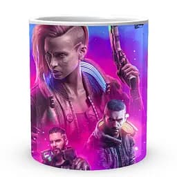 Кружка GeekLand Cyberpunk 2077 Киберпанк 2077 герои CY 02.587 330 мл белая