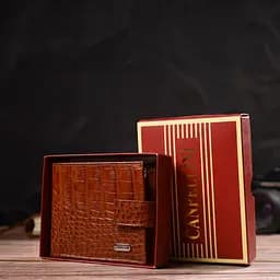 Чоловічий шкіряний гаманець Canpellini 11.7х9.2х2 см acs0025614 - мініатюра 8