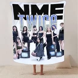 Плед плюшевий для спальні 3D TWICE 160х200 см