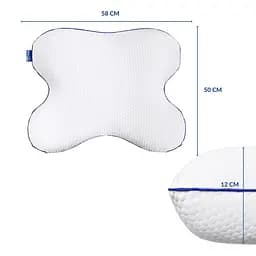 Подушка ортопедична MEMORY FOAM ТМ IDEIA 58х50х12см МЕТЕЛИК 8-35537 - мініатюра 6