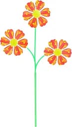 Вітрячок вертушка, квітка 3 шт., діаметр 9 см, паличка 20 см, 15x19x2 см/28x9x2 см (В асортименті)