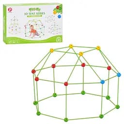 Дитячий конструктор-намет Bambi3D Tent Series 137-2Green 68 деталей, каркасний