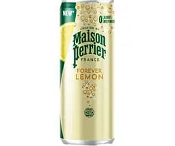 Maison Perrier Forever Lemon, 0,25 л, Вода мінеральна газована зі смаком Лимона Мейсон Пер'є, без цукру, ж/б