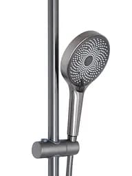 Душова система для душу Qtap Slavonice Gunmetal Black PVD QTSLA110GMB45913 - мініатюра 3