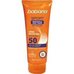 Крем для обличчя Babaria Solar Sport Waterproof Facial сонцезахисний SPF 50, 75 мл