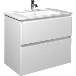 Тумба Мойдодир Палермо 80-U в ванну з умивальником SU-80 Білий