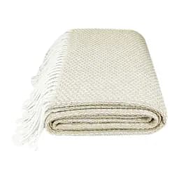 Плед бавовняний Love You Букле 200x220 см бежевий 4634