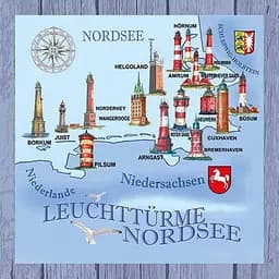 Декупажные салфетки Ambiente Северное море Балтийское море 33х33см 18.5г/м2 20 шт.