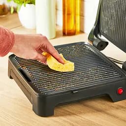 Гриль прижимний Tefal Inicio Classic 2000Вт темп. режимів-3 метал чорний - мініатюра 9