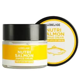 Крем LEBELAGE для лица Ampule Cream Nutri Salmon 70 мл