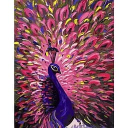 Картина за номерами ZiBi Art Line Павич 40х50 см (ZB.64188)