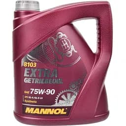 Трансмиссионное масло Mannol EXTRA GETRIEBEOEL 4л 75W-90 (MN8103-4)