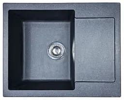 Кухонна мийка Adamant MINIMAL графіт 615x495x200 мм, з крилом 61,5 см