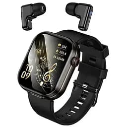 Смарт годинник Hoco DYD05 2в1 з TWS гарнітурою та функцією дзвінка чорний