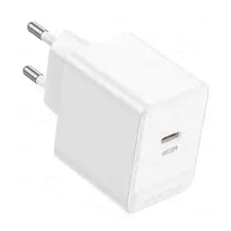 Мережевий зарядний пристрій Borofone BAS13A "Erudite", White, 20 Вт, 1xType-C (PD3.0)