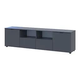 Комод Doros Рон 4 Графіт 2 фасади 2 шухляди 180х38х50 (44900234)