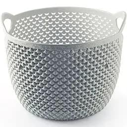 Кошик Ucsan Drop круглий 1.5 л сiрий металiк (152000.2)