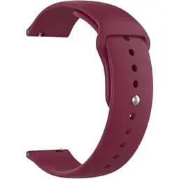 Ремінець DK CDK для Garmin Vivomove Trend 20mm Silicone Sport Band (011908) (red wine)