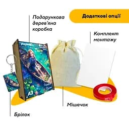 Пазл деревяний Аніме Подорож Озером, А5, Картонна коробка 35 елементів - мініатюра 5