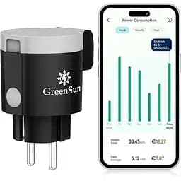 Розумна розетка GreenSun HSCB Black (R3958)