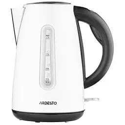 Электрочайник Ardesto EKL-F300W, белый, 1.7л, 2150Вт, strix контроль, нерж.сталь