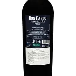 Вино Don Carlo Nero D'avola Riserva червоне напівсухе 0.75 л - мініатюра 2