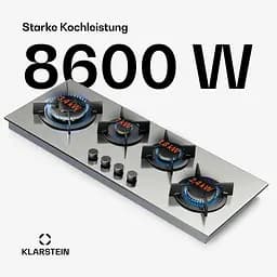 Газова варильна поверхня Klarstein Goldflame 4 Slim (10046473) - мініатюра 6