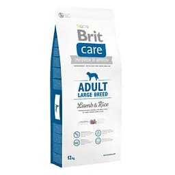Сухий корм Brit Care Adult Large Breed Lamb & Rice 12 кг для дорослих собак великих порід (вагою від 25 кг)