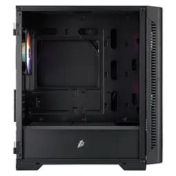 Корпус 1stPlayer Black (D4-M-BK-2F1P-1F1) - мініатюра 4