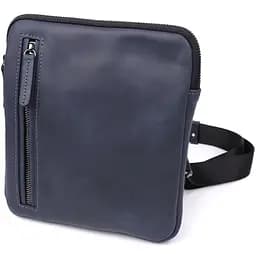 Сумка невеликого розміру для чоловіків на плече із натуральної вінтажної шкіри SHVIGEL 20х22х4 см sum0027428