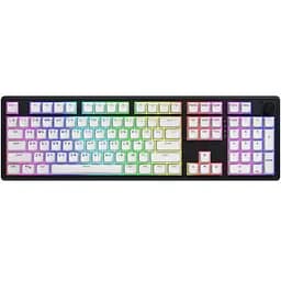 Клавіатура Hator Skyfall 100 Aurum Lemon RGB Wireless/Bluetooth/USB UA Black/White (HTK3100UA)