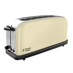 Тостер Classic, 1100Вт, довгі слоти, метал, бежевий Russell Hobbs kuh0014867 - мініатюра 2