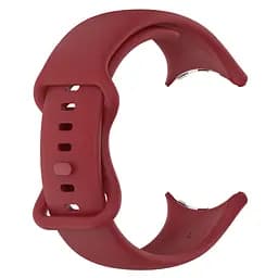 Силіконовий ремінець на смарт годинник Google Pixel Watch 41mm/2 41mm/3 41mm/4 41mm, Silicone, red, зі зручною застібкою, на фітнес браслет, ArmorStandart (ARM75437) - мініатюра 3