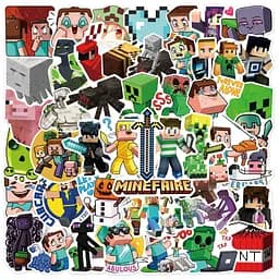 Стікерпак GeekLand Minecraft 50 штук - мініатюра 9