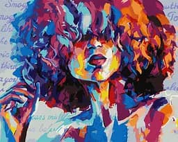 Набір для розпису по номерах Яскравий образ, 40x50 см, КНО4845