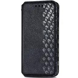 Шкіряний чохол-книжка GETMAN Cubic (PU) для Xiaomi Redmi 9 Чорний