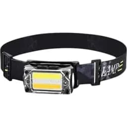 Налобний ліхтар Police PL-116 акумуляторний з датчиком руху та червоним, жовтим, білим світлом