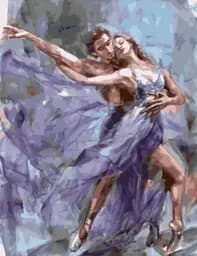 Алмазна мозаїка на підрамнику Закохані 40×50 см 71212_BGLE