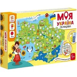 Настільна гра Zirka Моя Україна 160019 планшетки для збирання гербів