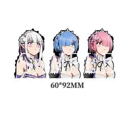 Голографічна наклейка Re:Zero. Життя з нуля в альтернативному світі