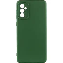 Чехол TPU GETMAN Liquid Silk Full Camera для Samsung Galaxy A56 5G Зеленый / Dark green